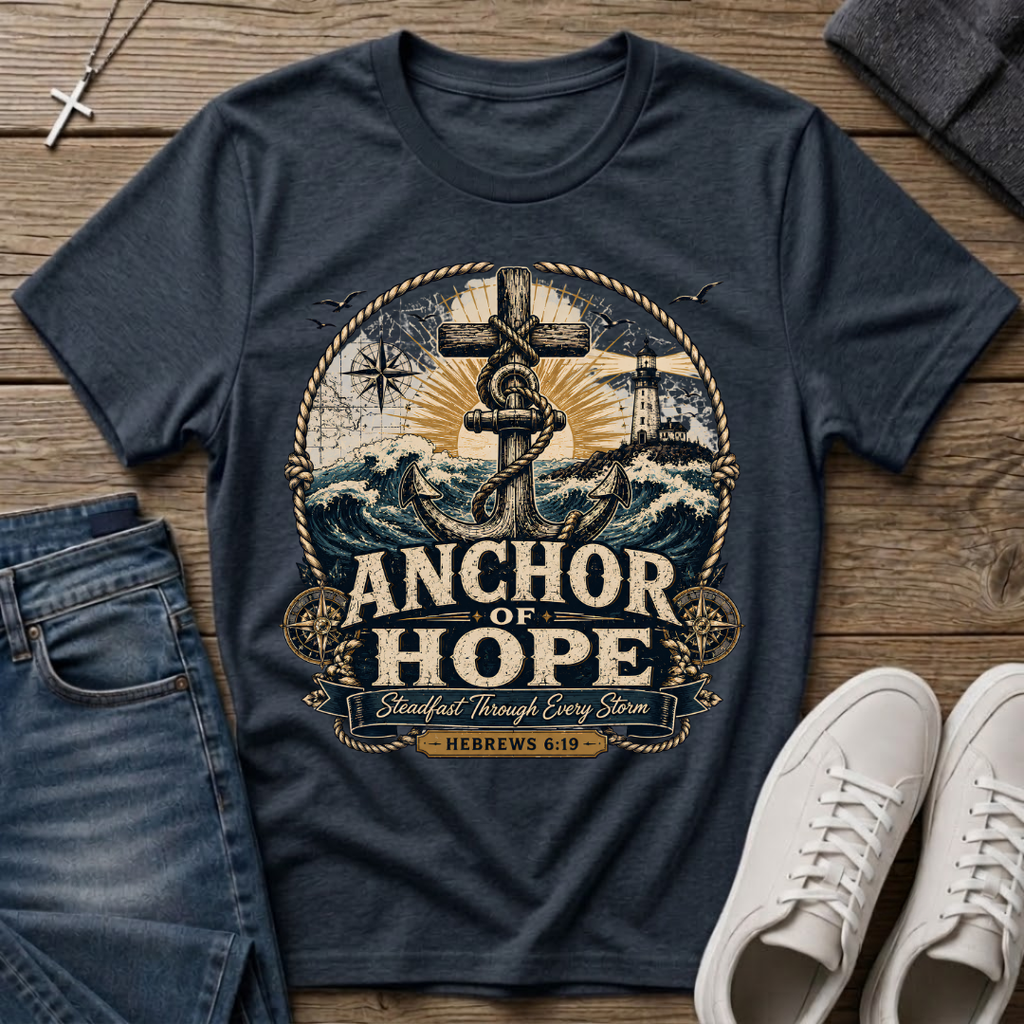 Anchor of Hope Hebrews 6:19 T-Shirt