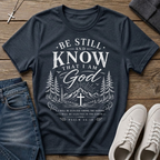 Be Still and Know Psalm 46:10 T-Shirt
