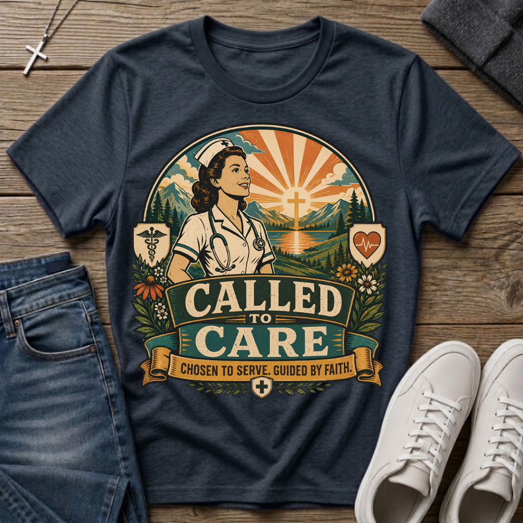 Called to Care Christian Nurse T-Shirt