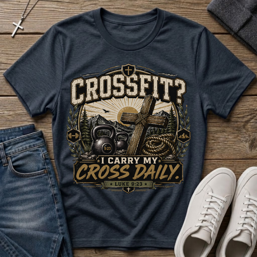 CrossFit? I Carry My Cross Daily T-Shirt
