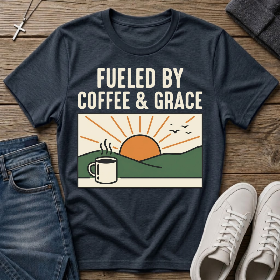 Fueled By Coffee & Grace T-Shirt