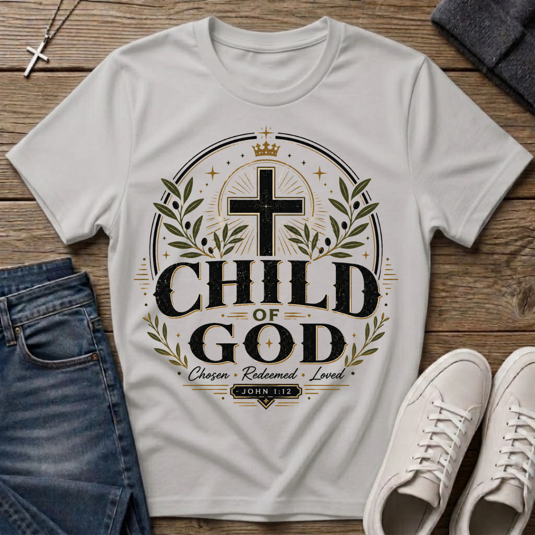 Child of God John 1:12 Christian T-Shirt