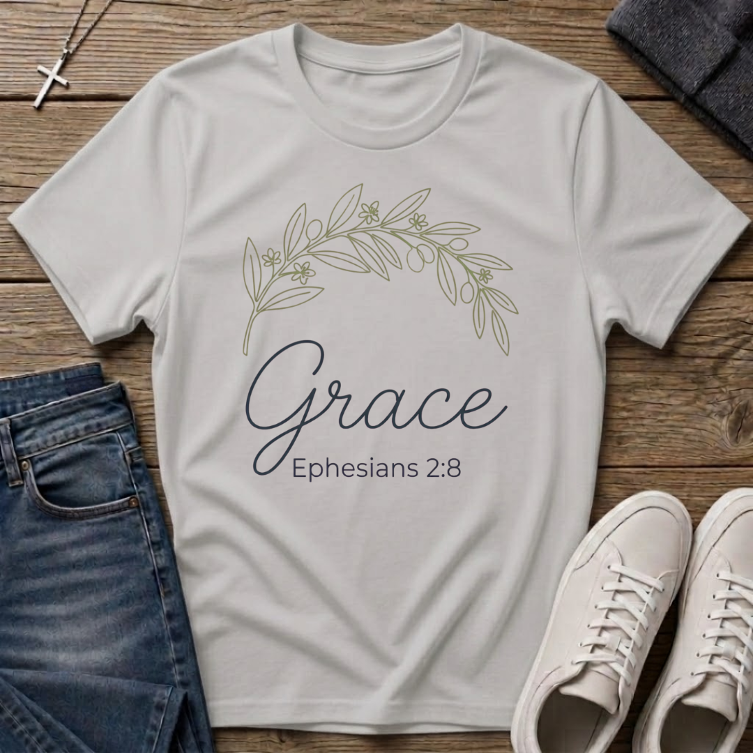 Grace Ephesians 2:8 Christian T-Shirt