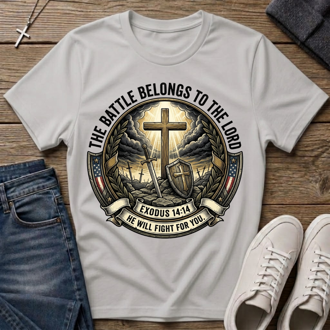 The Battle Belongs To The Lord T-Shirt