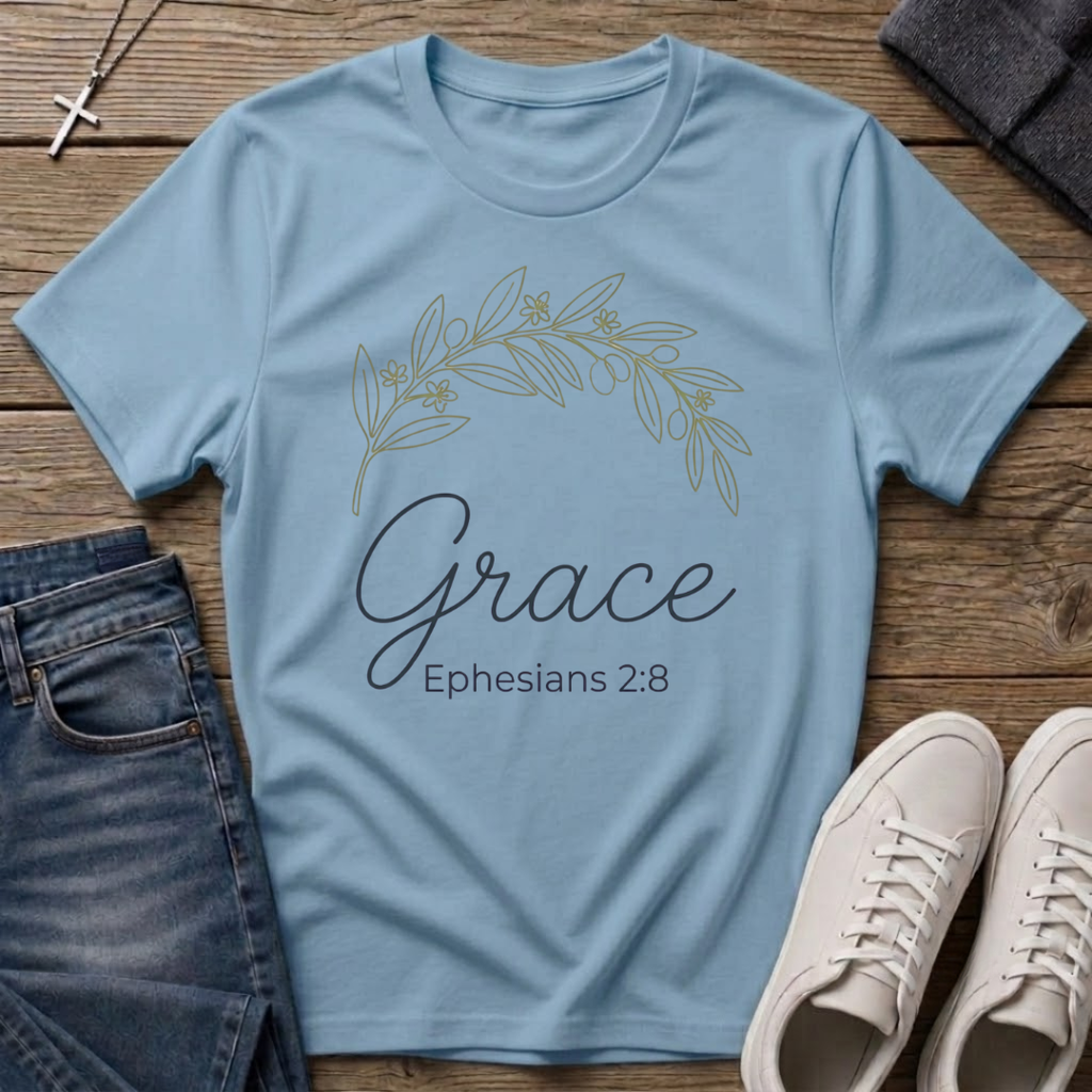Grace Ephesians 2:8 Christian T-Shirt