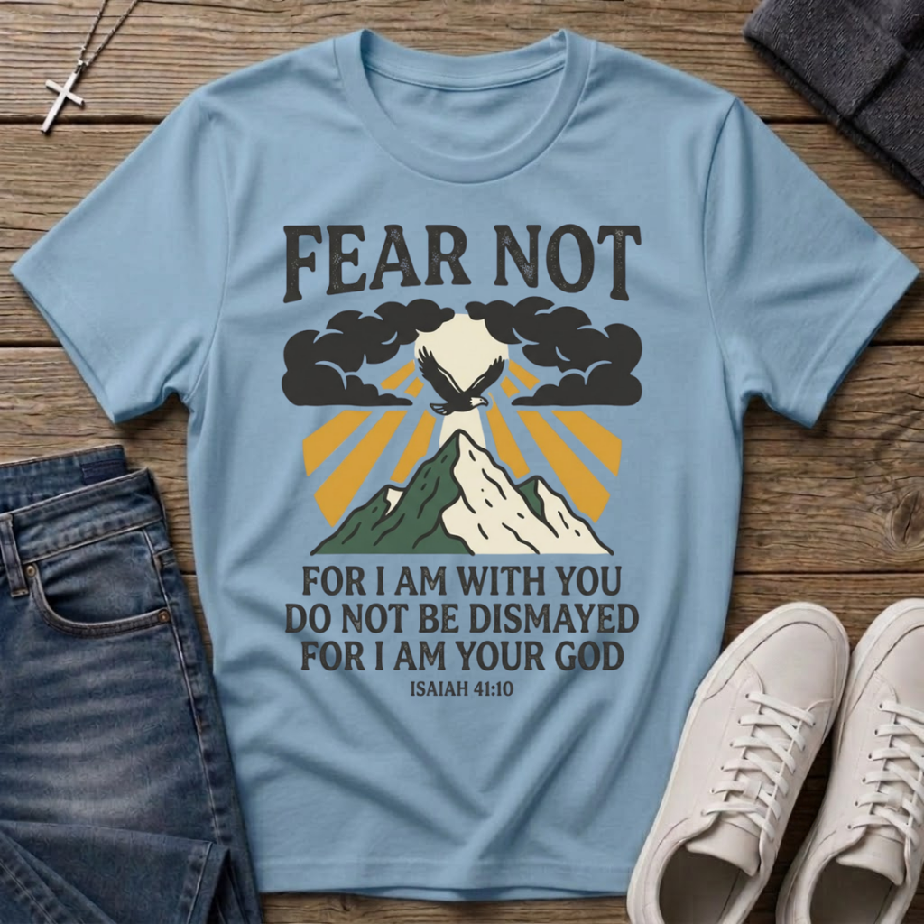 Fear Not Iasiah 41:10 T-Shirt