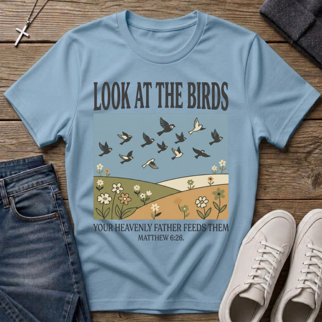 Look at the Birds Matthew 6:26 T-Shirt