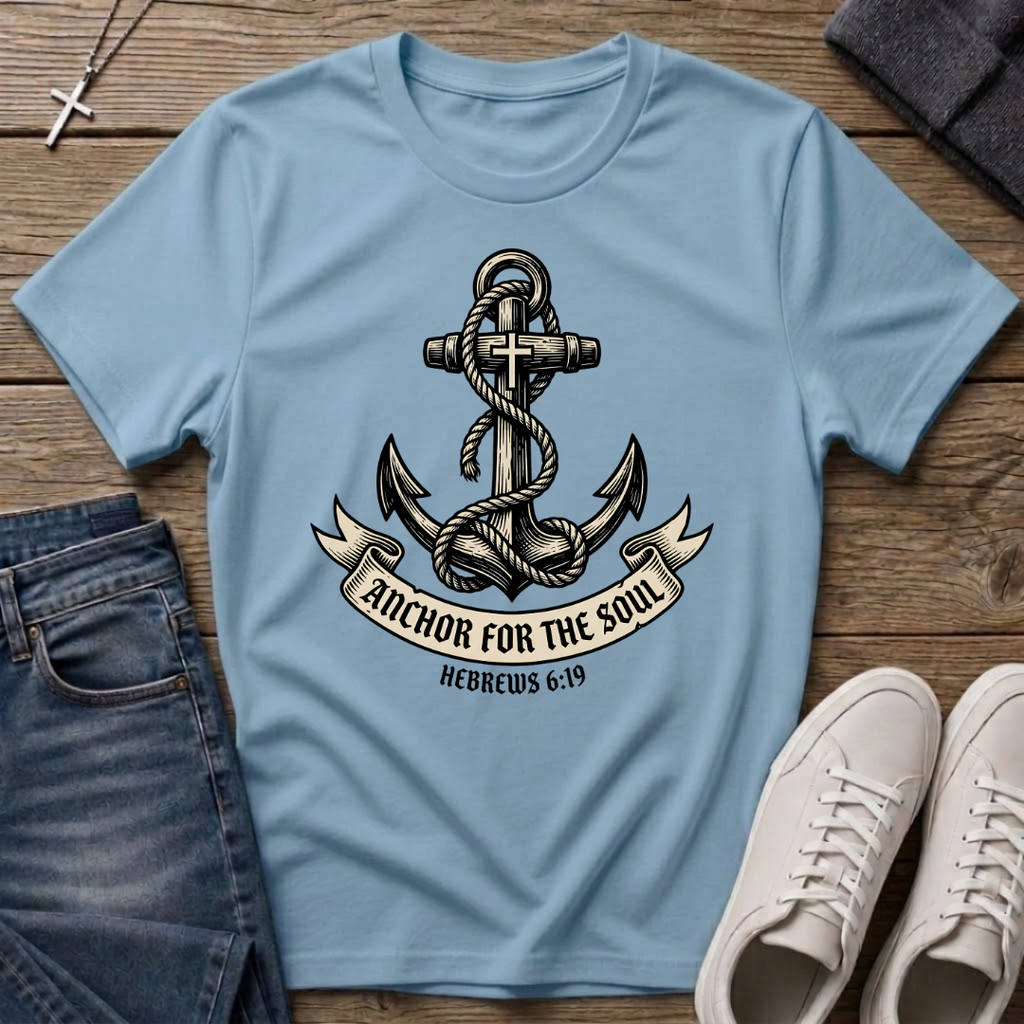 Anchor for the Soul Hebrews 6:19 T-Shirt