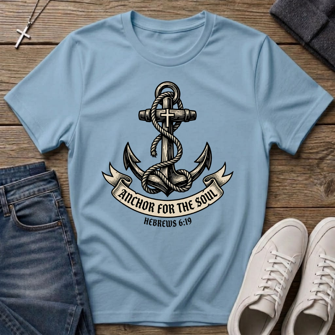 Anchor for the Soul Hebrews 6:19 T-Shirt