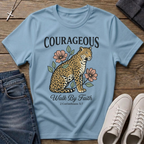 Courageous Walk By Faith 2 Corinthians 5:7 T-Shirt