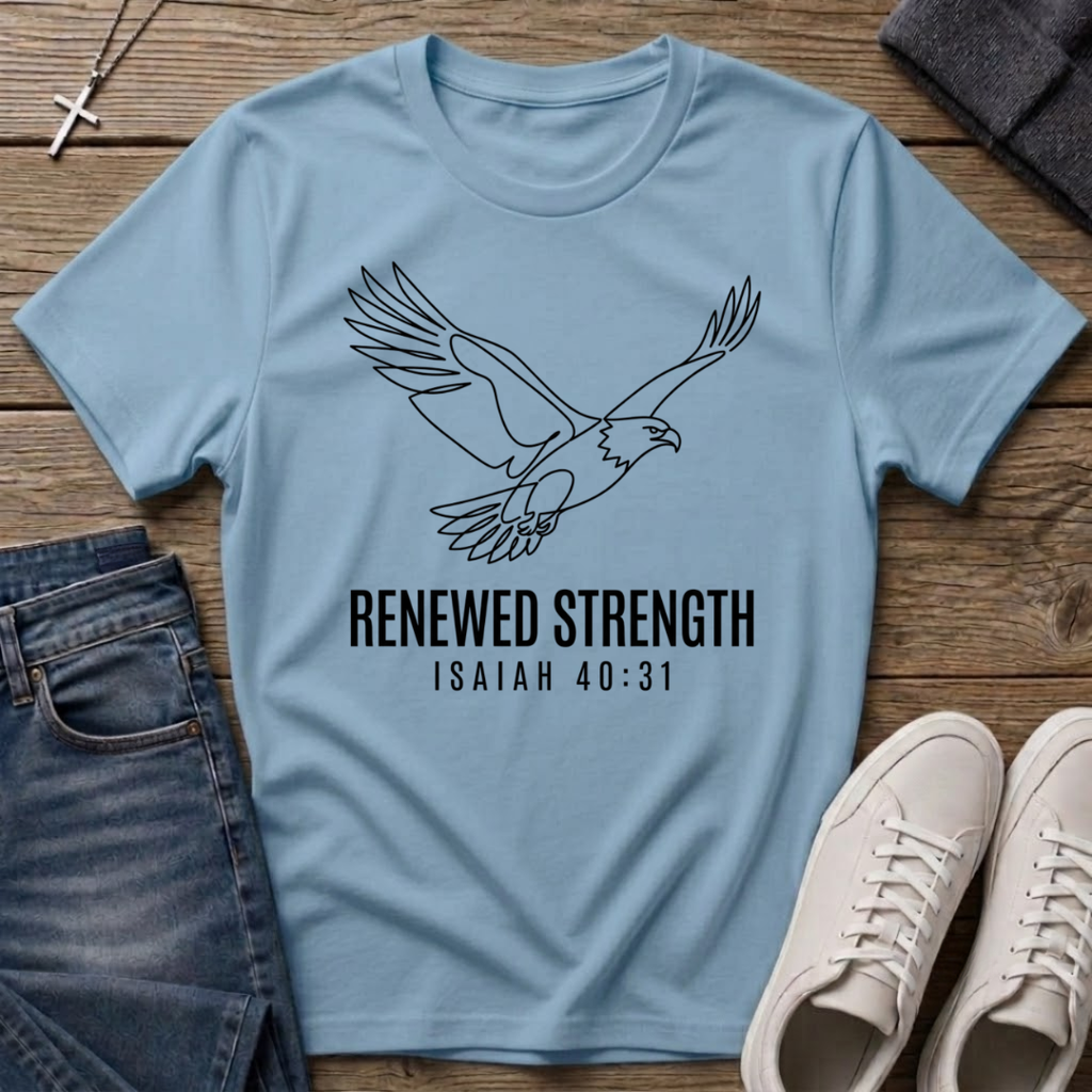 Eagle Renewed Strength Isaiah 40:31 T-Shirt