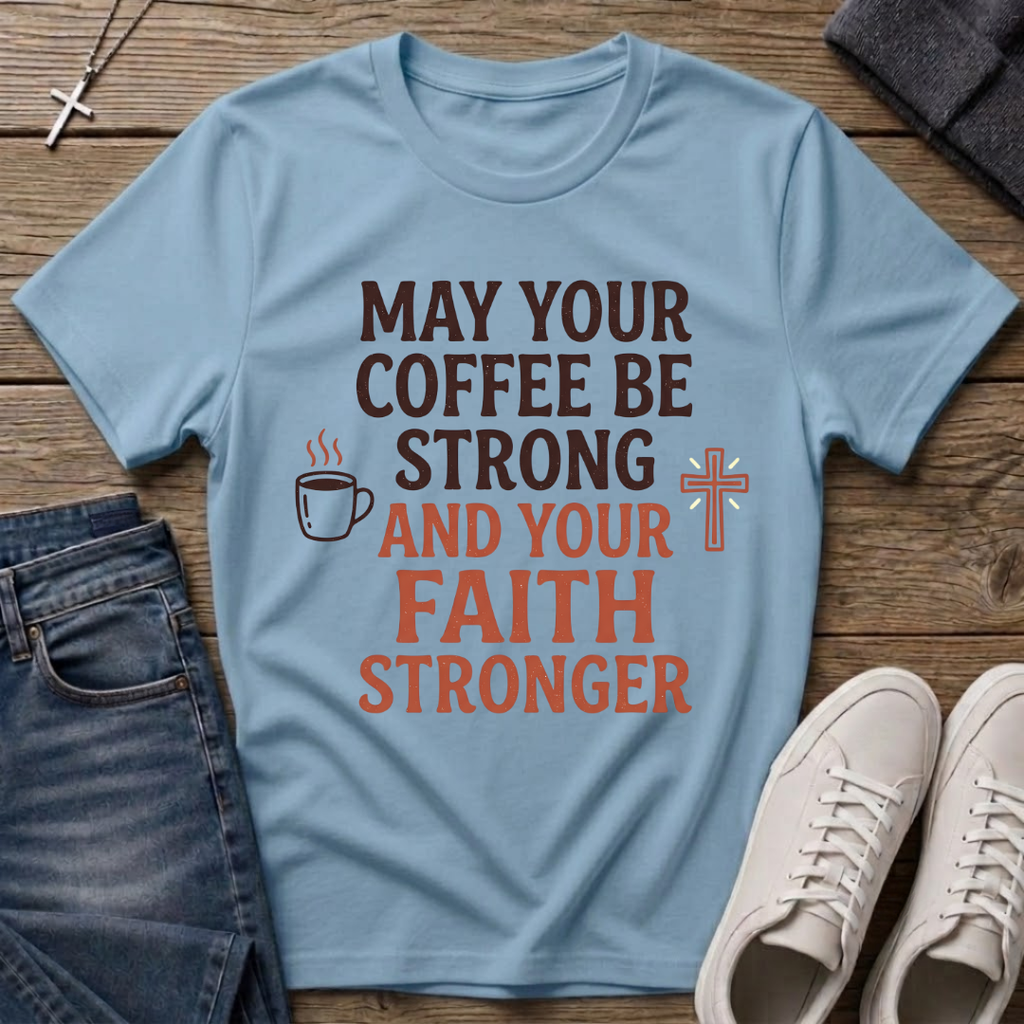 Coffee and Faith Christian T-Shirt