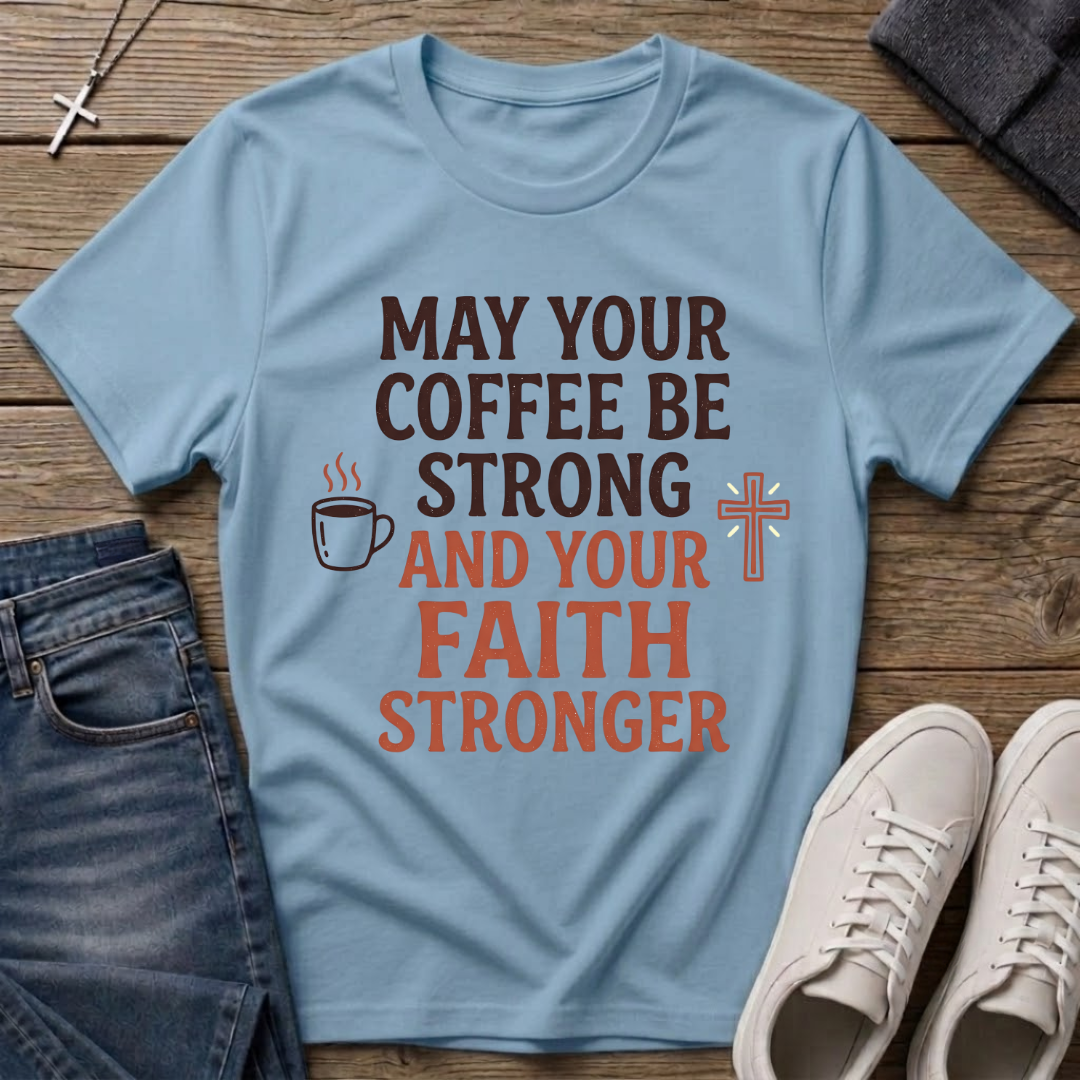 Coffee and Faith Christian T-Shirt