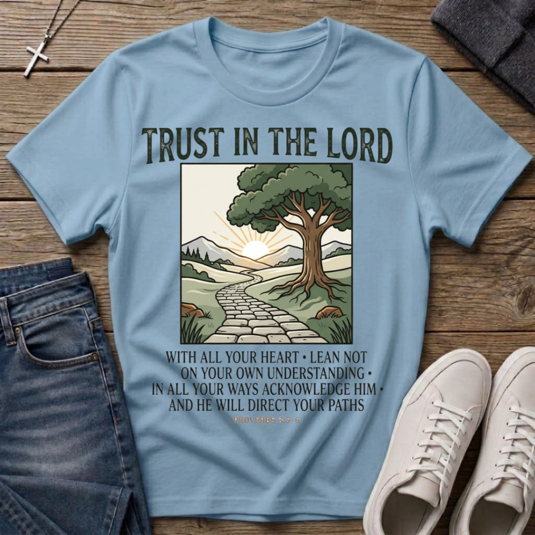 Trust in the Lord Proverbs 3:5-6 T-Shirt
