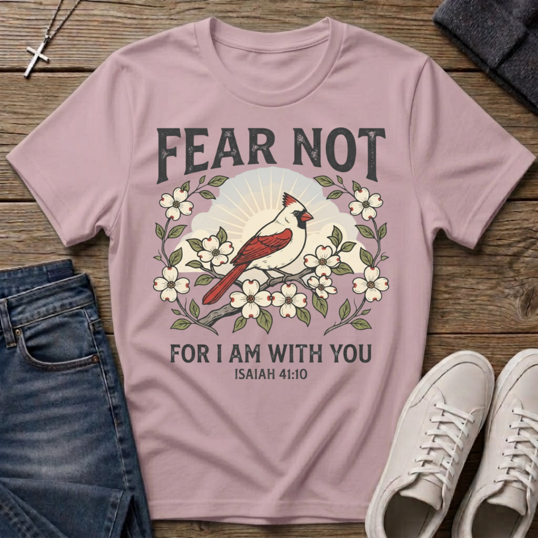 Fear Not For I Am With You Isaiah 41:10 T-Shirt