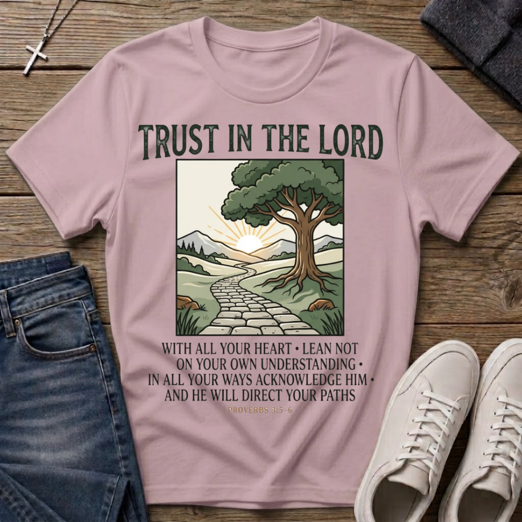 Trust in the Lord Proverbs 3:5-6 T-Shirt