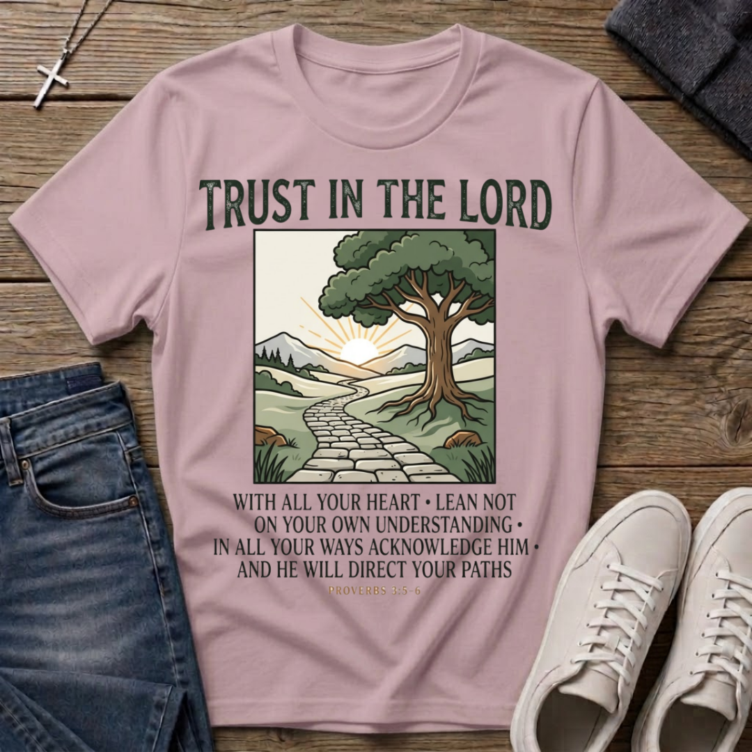 Trust in the Lord Proverbs 3:5-6 T-Shirt