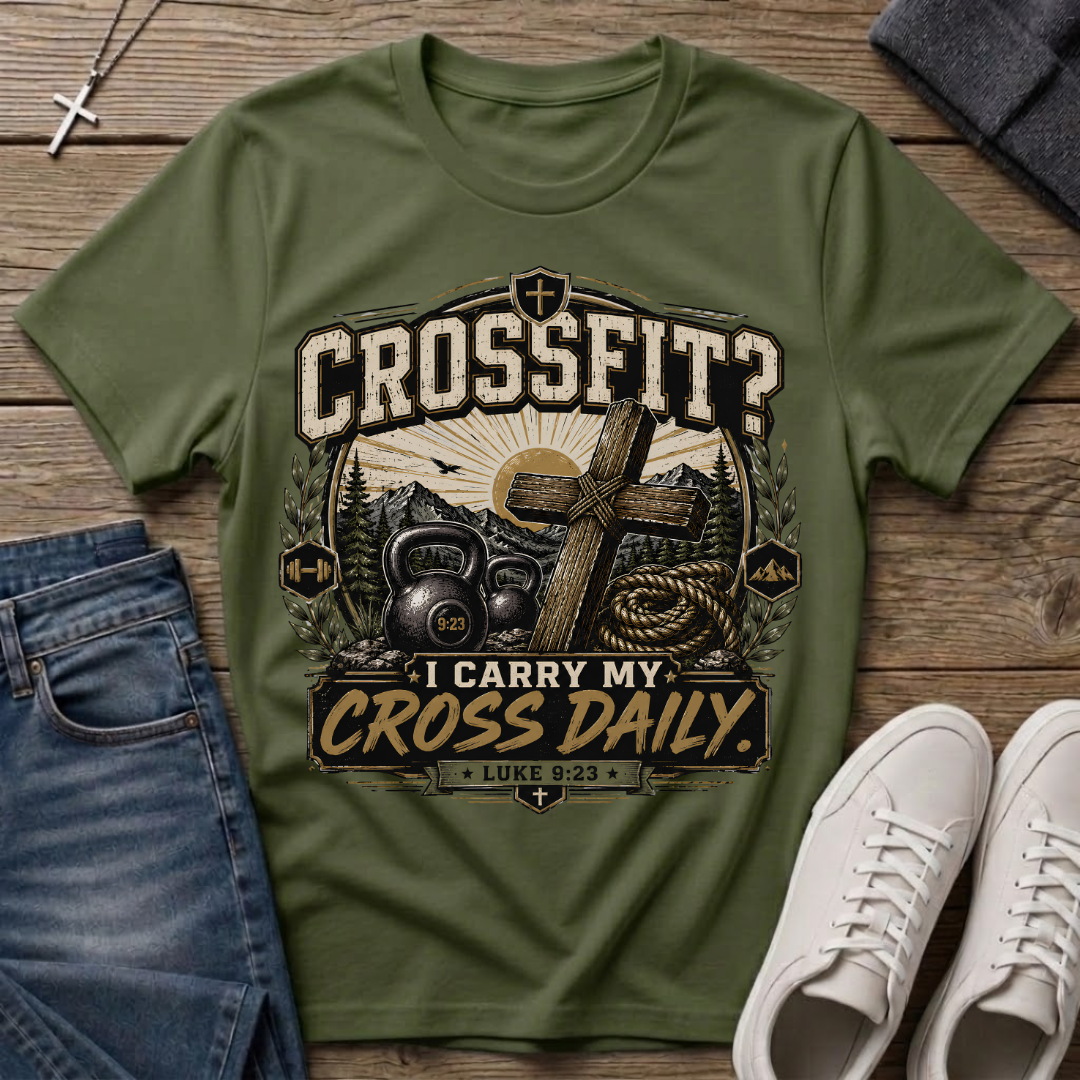 CrossFit? I Carry My Cross Daily T-Shirt