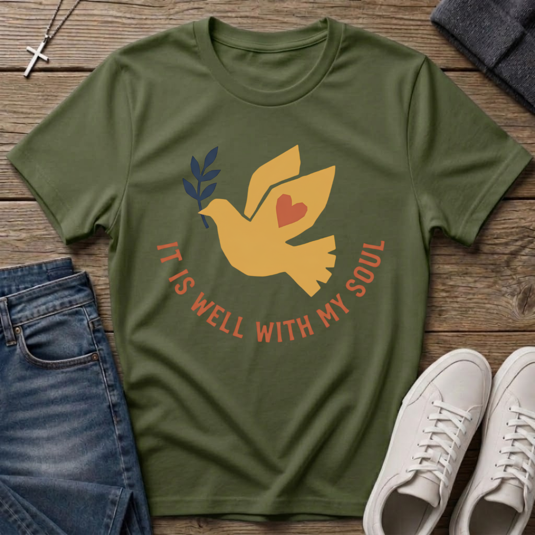 It Is Well with My Soul Christian T-Shirt