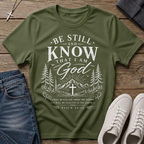 Be Still and Know Psalm 46:10 T-Shirt