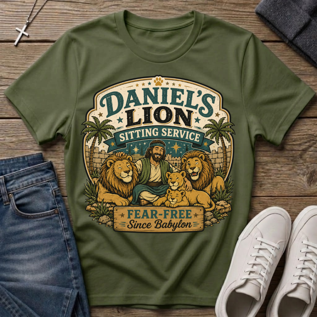 Daniel’s Lion Sitting Service T-Shirt