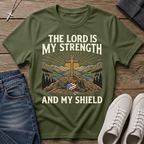 The Lord Is My Strength Veteran T-Shirt