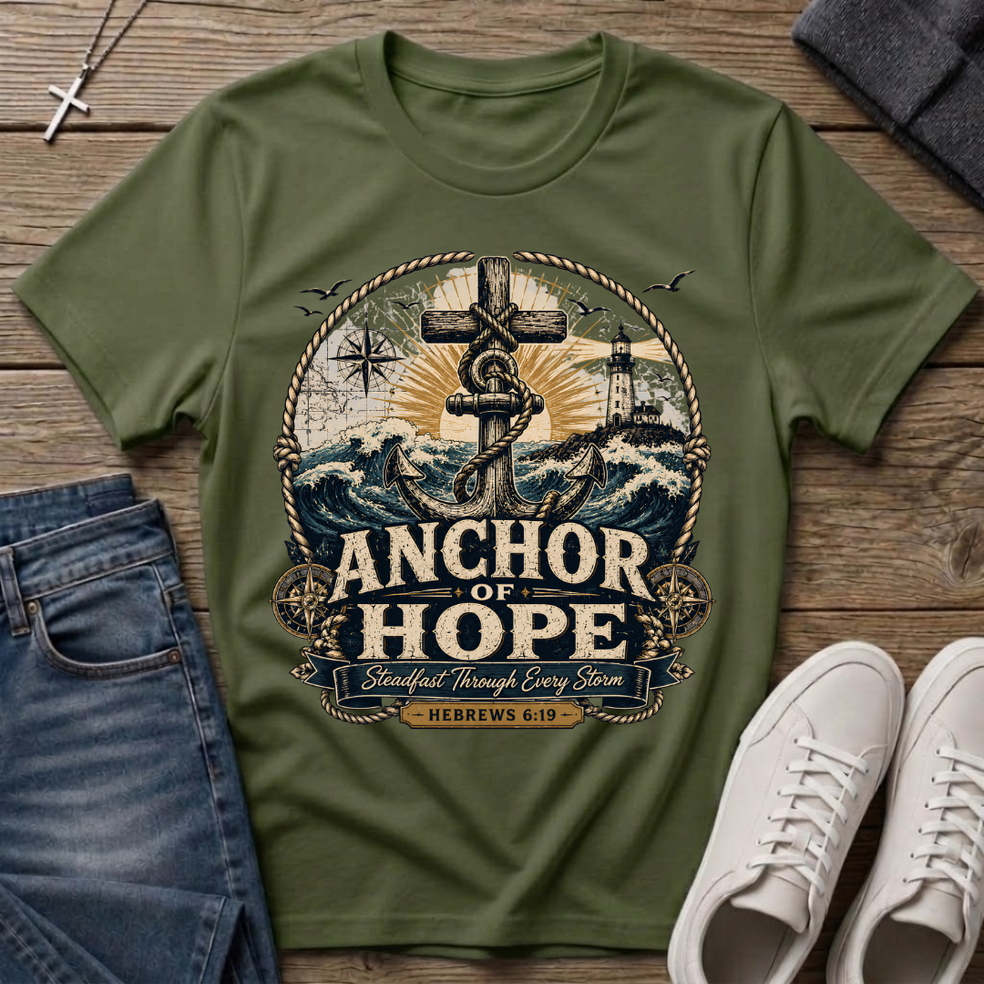 Anchor of Hope Hebrews 6:19 T-Shirt