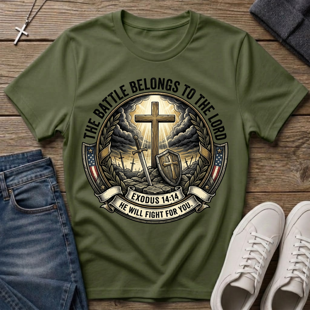 The Battle Belongs To The Lord T-Shirt