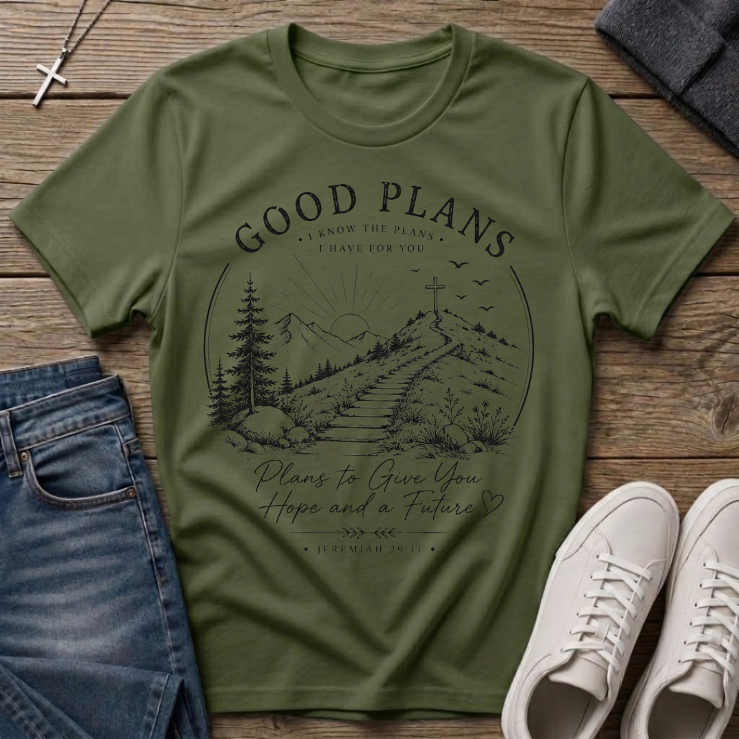 Good Plans Jeremiah 29:11 Christian T-Shirt