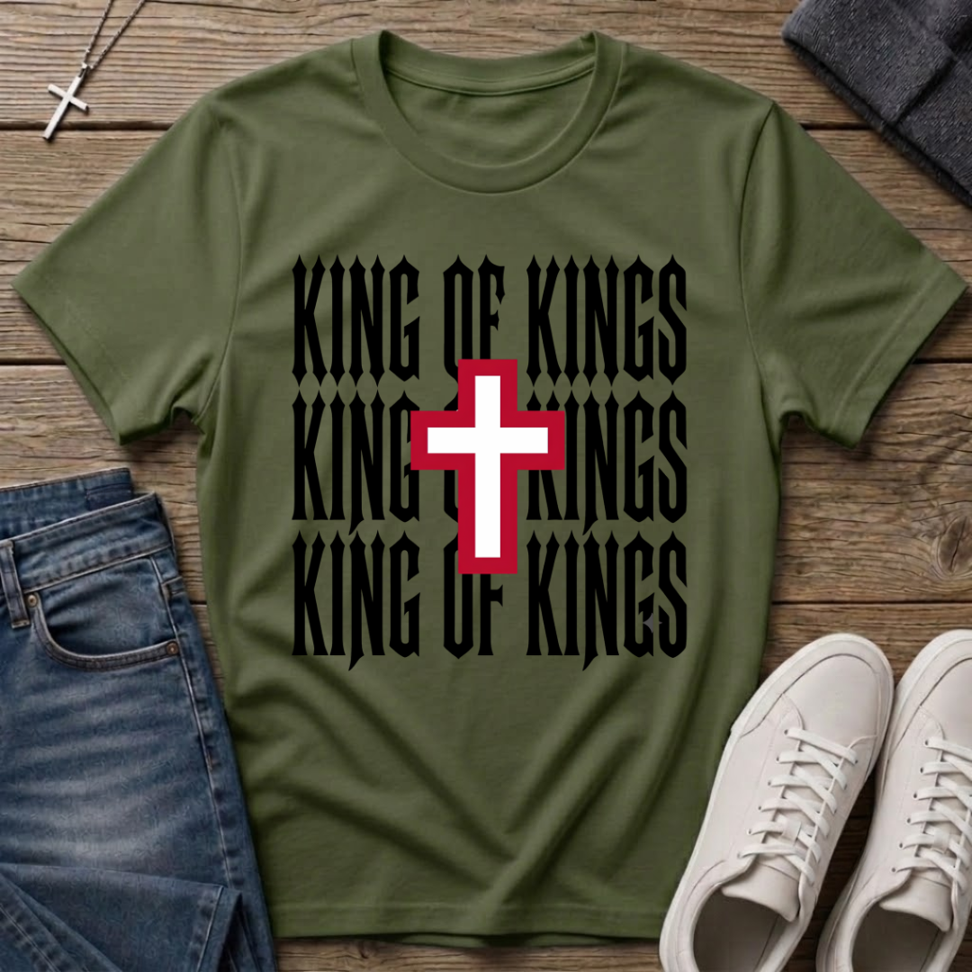 King of Kings Christian Cross T-Shirt