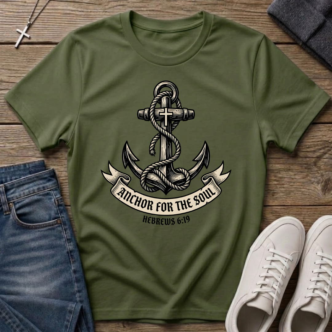 Anchor for the Soul Hebrews 6:19 T-Shirt