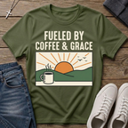 Fueled By Coffee & Grace T-Shirt
