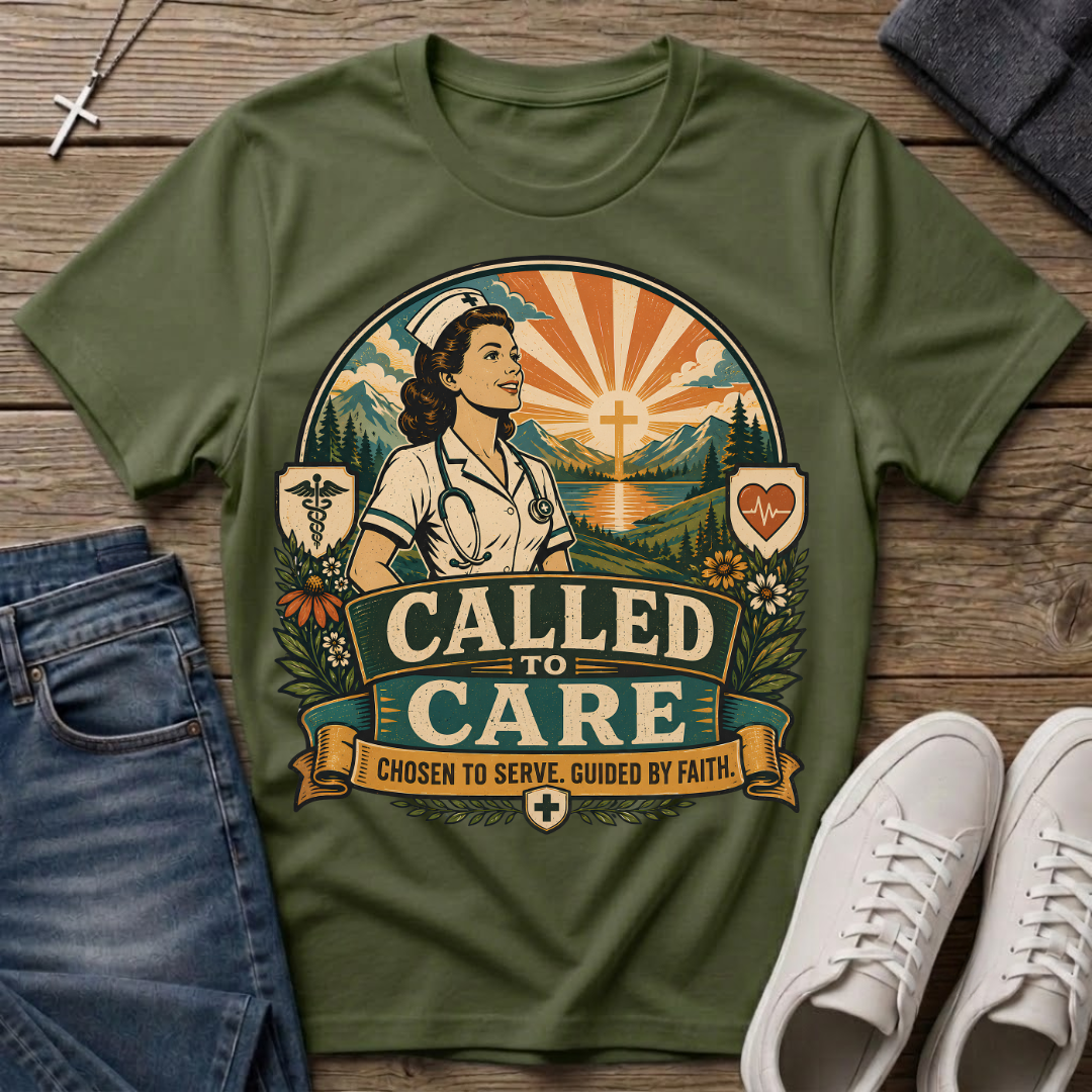 Called to Care Christian Nurse T-Shirt
