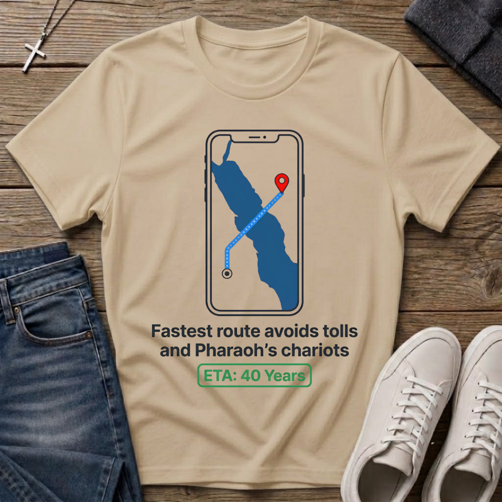 Fastest Route Avoids Tolls and Pharaoh's Chariots T-Shirt