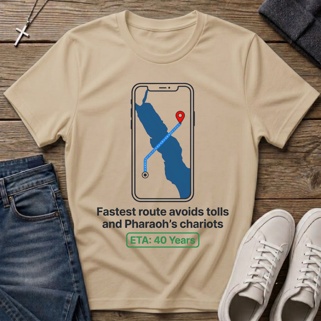 Fastest Route Avoids Tolls and Pharaoh's Chariots T-Shirt