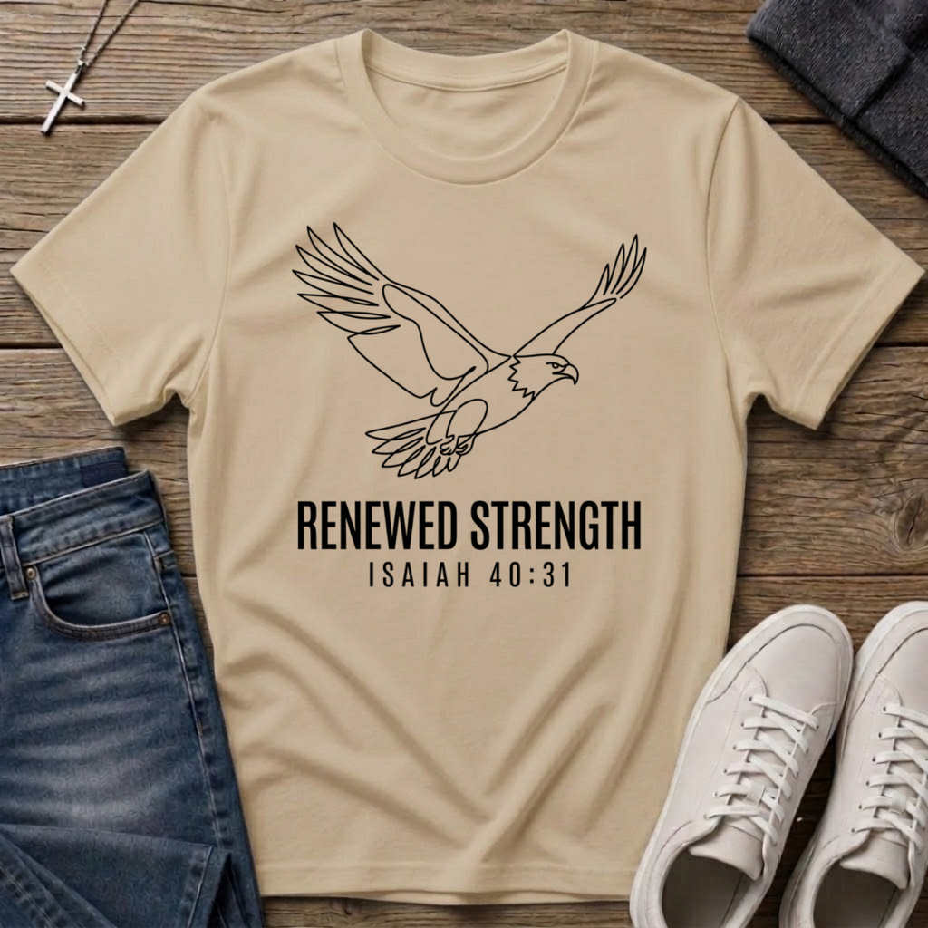 Eagle Renewed Strength Isaiah 40:31 T-Shirt