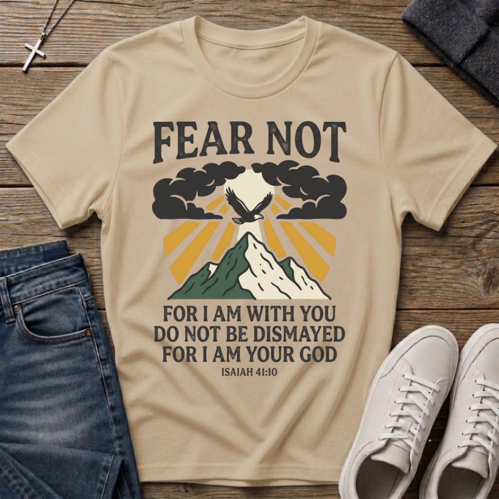 Fear Not Iasiah 41:10 T-Shirt