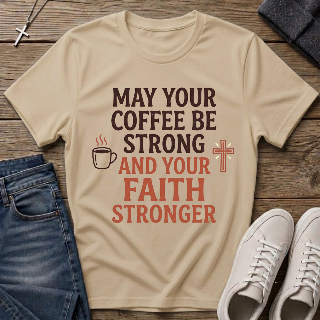 Coffee and Faith Christian T-Shirt