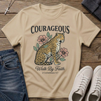 Courageous Walk By Faith 2 Corinthians 5:7 T-Shirt
