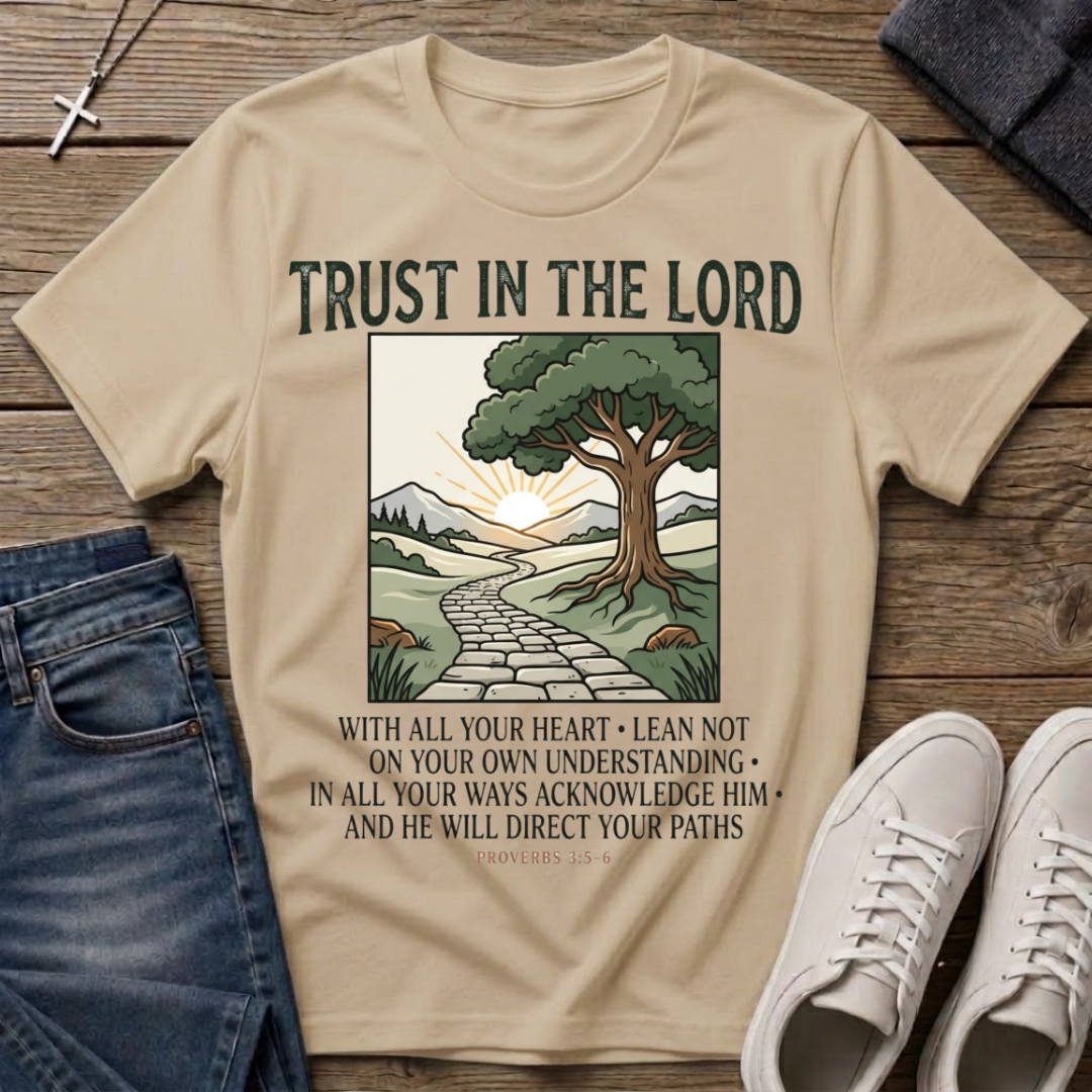 Trust in the Lord Proverbs 3:5-6 T-Shirt