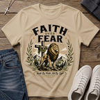 Faith Over Fear 2 Corinthians 5:7 Christian T-Shirt