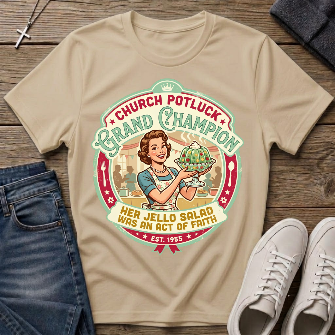 Church Potluck Grand Champion T-Shirt