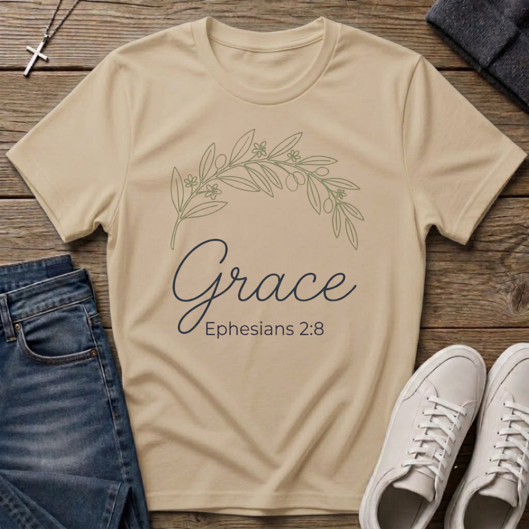 Grace Ephesians 2:8 Christian T-Shirt