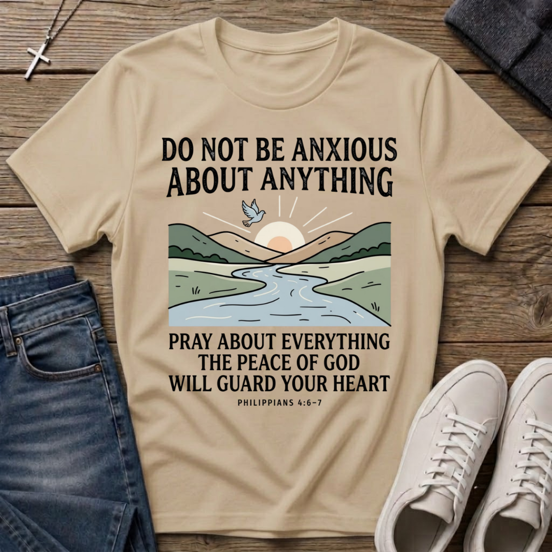 Do Not Be Anxious Philippians 4:6–7 T-Shirt
