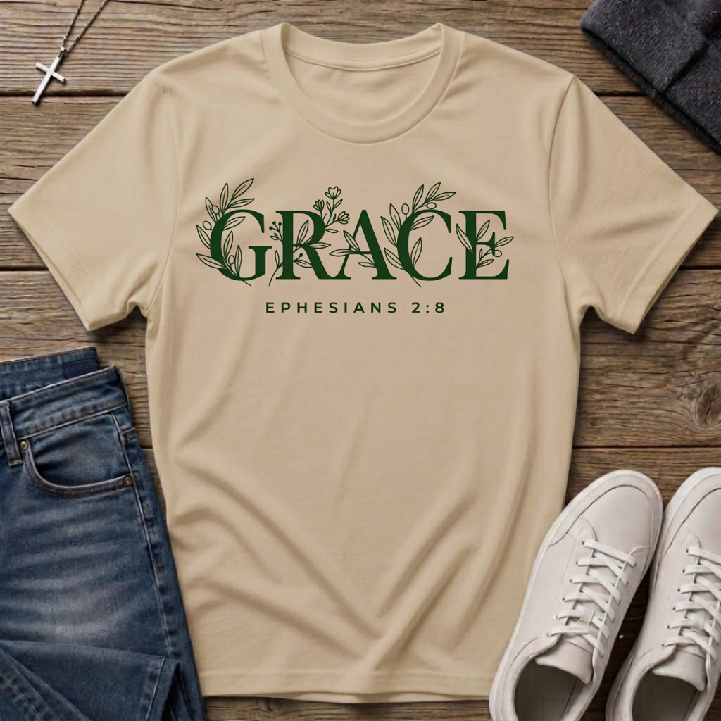 Grace Ephesians 2:8 Christian T-Shirt