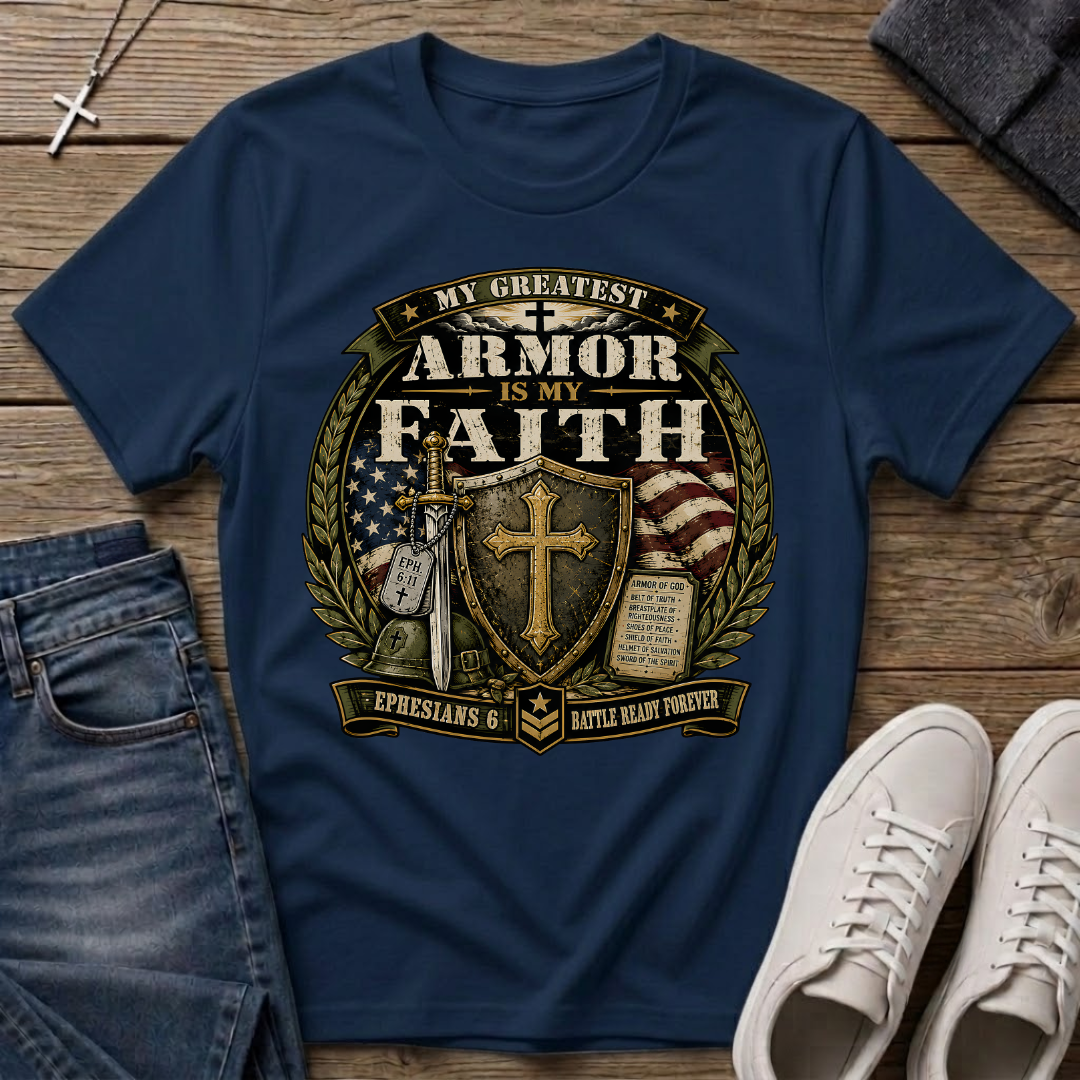 My Greatest Armor Is My Faith T-Shirt