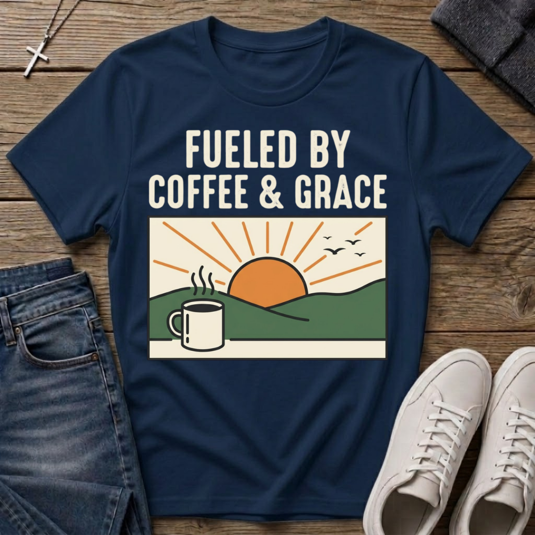 Fueled By Coffee & Grace T-Shirt