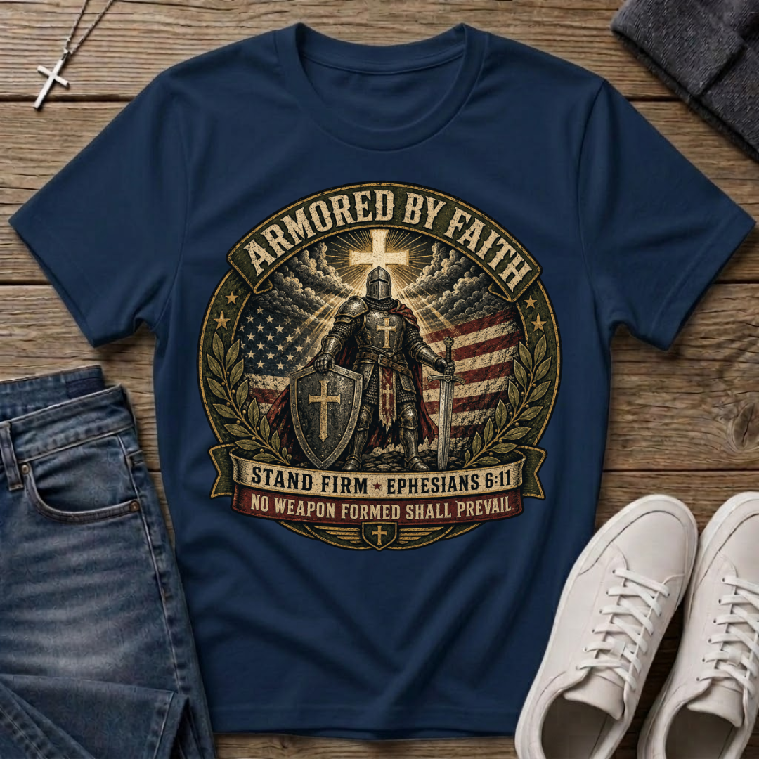 Armored by Faith T-Shirt