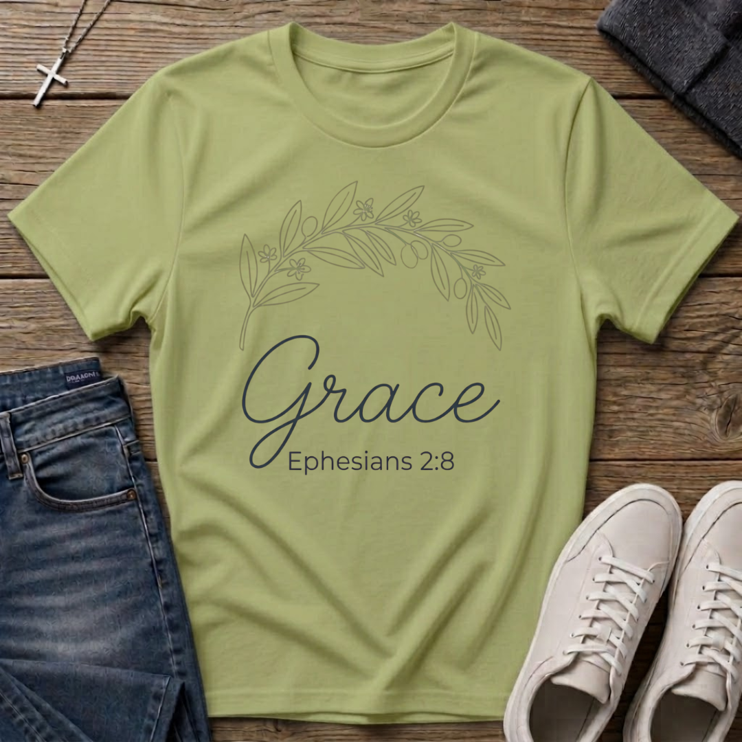 Grace Ephesians 2:8 Christian T-Shirt