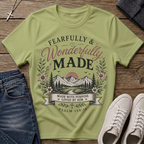 Fearfully and Wonderfully Made Psalm 139:14 Christian T-Shirt